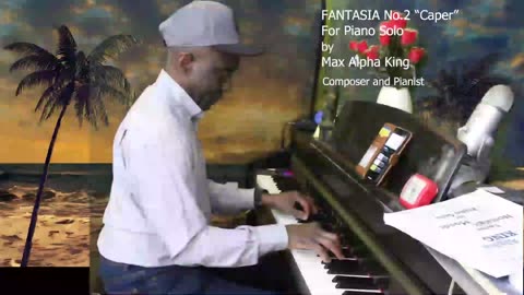 M A King - 3 Fantasias for piano solo (Performance Video)