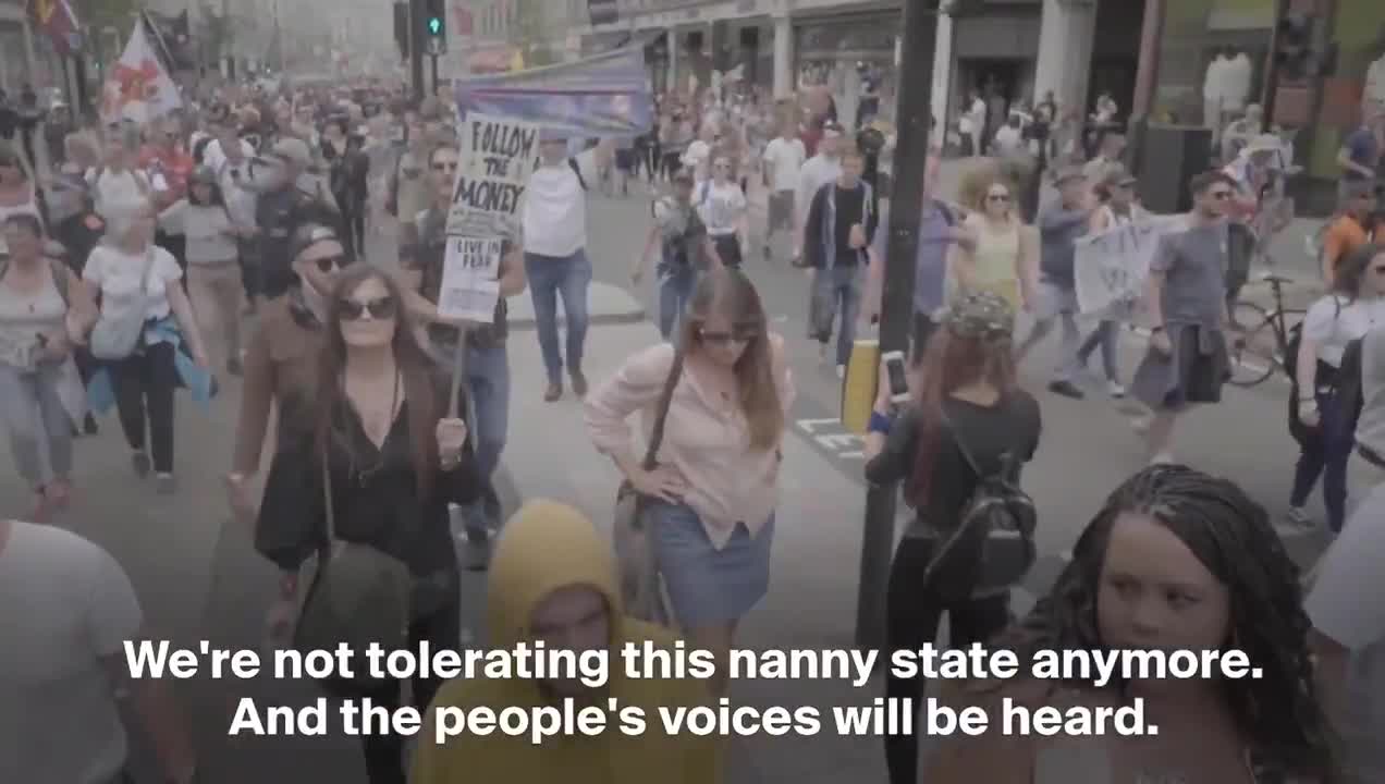 People in UK speak out against the lockdowns