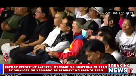 ADIK KA PBBM NASA LIST KA NG PDEA " FULL SPEECH NI EX PRES. DUTERTE NA PASABOG SA GOBYERNO NI PBBM