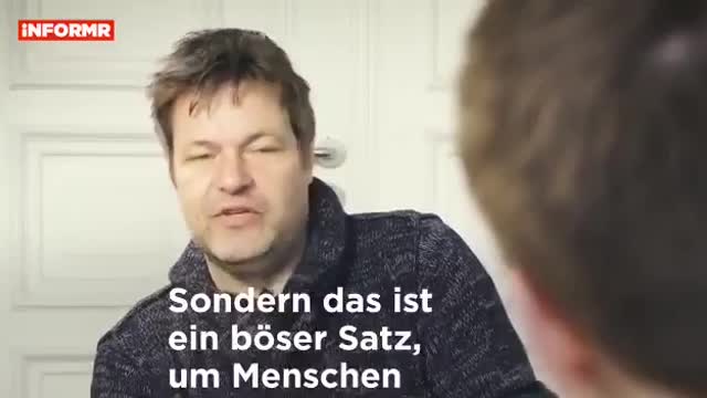 Kleine Erinnerung: Volksverräter Robert Habeck (Bündnis 90/Die Grünen)