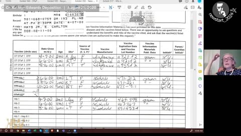 Aaron Siri's deposition of Dr. Kathryn Edwards, a prominent vaccine researcher