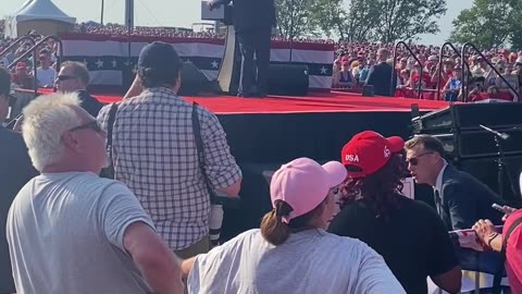 Trump Rally Shooting Recorded From Behind Stage