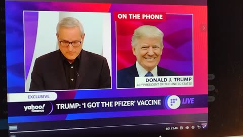 (Remember) Warp Speed Donald interview on Yahoo 2021 - nothing's changed