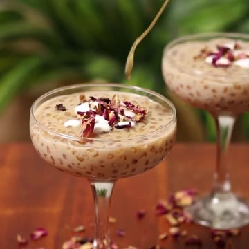 "Savor the Sweetness: Indulging in the Irresistible Delight of Sago Pudding!"