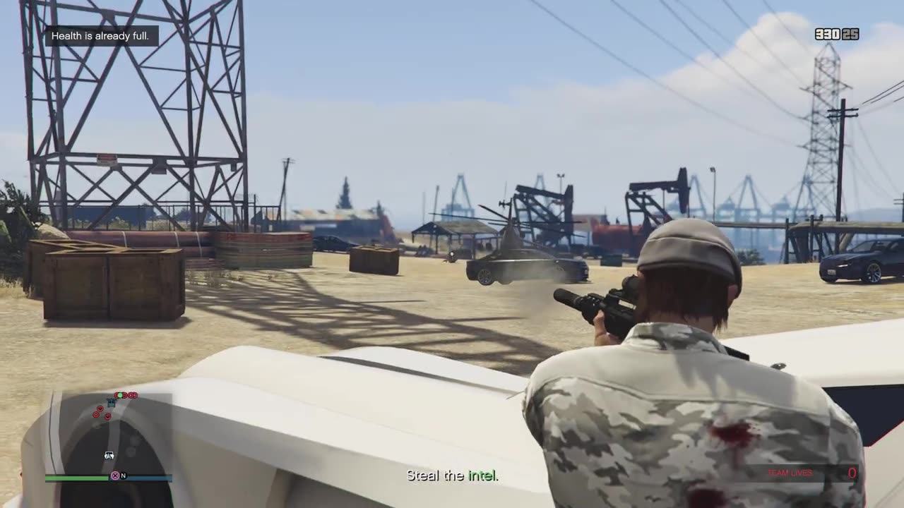 Grand Theft Auto V Stealing the Intel