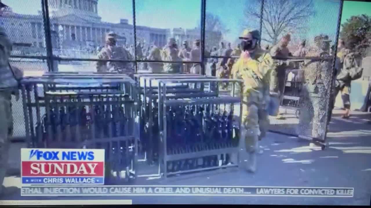 Tightend security in Washington D.C. ahead of Joe Biden’s inauguration