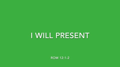 I WILL PRESENT - [SONGS OF LOVE COLLECTION]