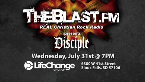 Disciple concert in Sioux Falls SD Wed July 31 2024