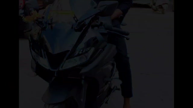 Indian kid with drive super bike in highest speed