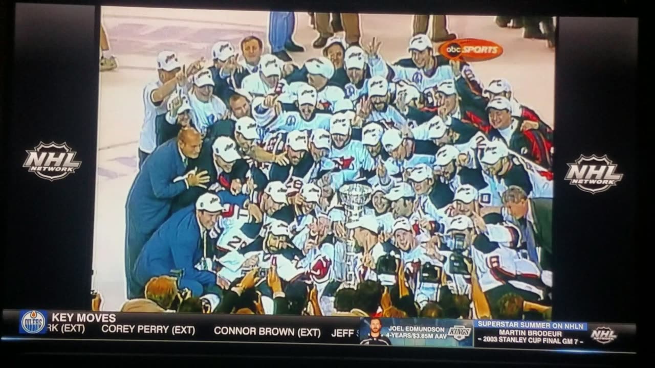 6-9-2003 Stanely Cup Final Game 7 - ANA vs NJ - Devils Win 3-0
