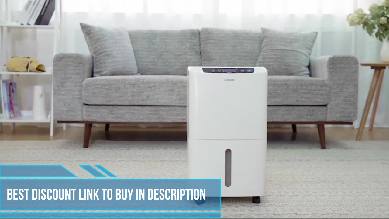 Waykar 40 Pint Dehumidifier for Home and Basements