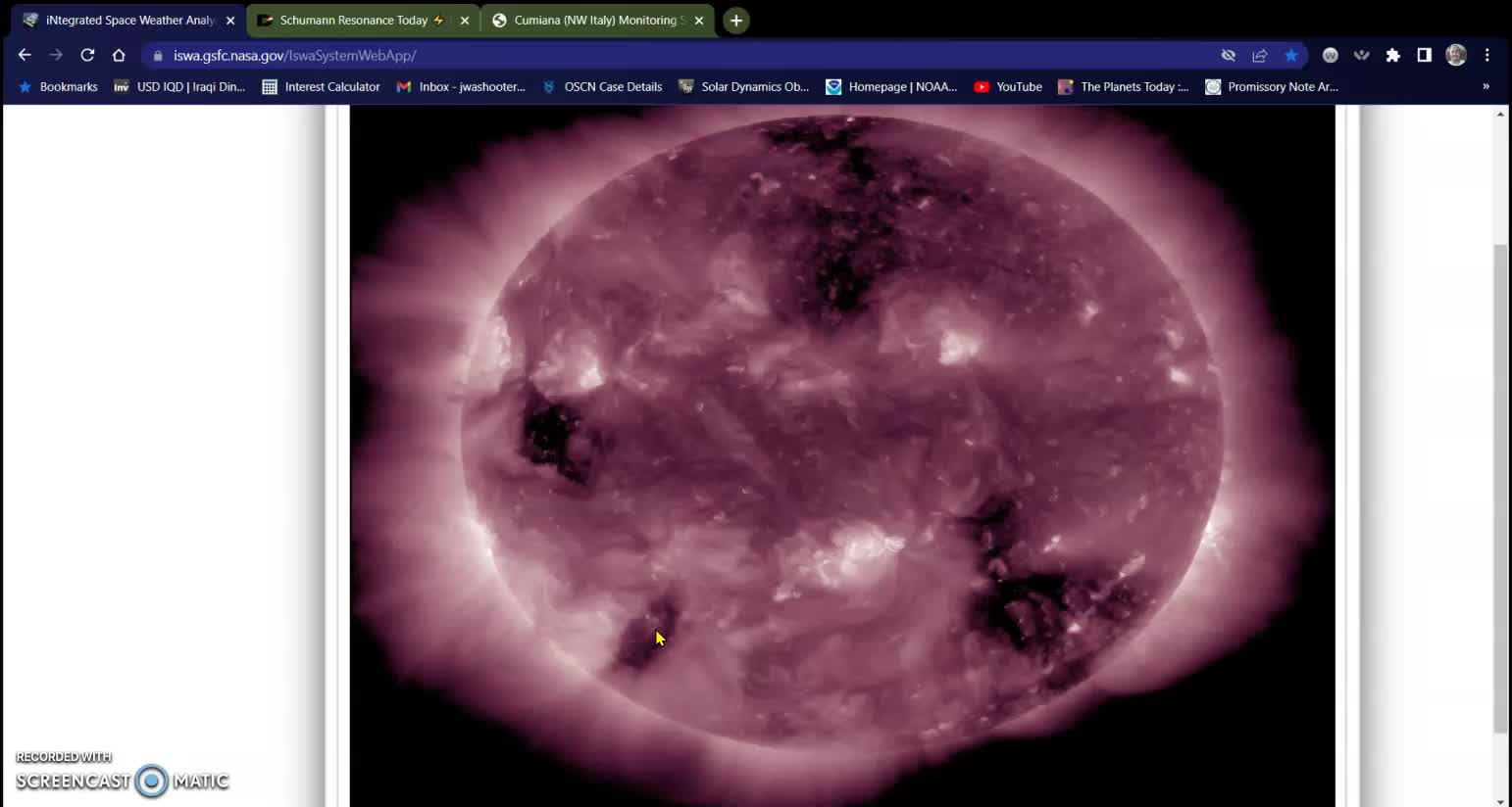 Solar Flux is Rising, Schumann & a Sprite above the Pleiades 08-02-22