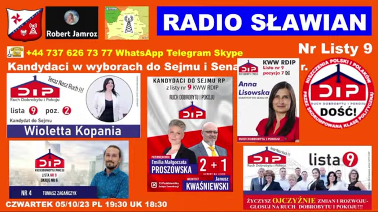 Kandydaci w wyborach do Sejmu i Senatu w 2023r. RUCHUDOBROBYTU I POKOJU
