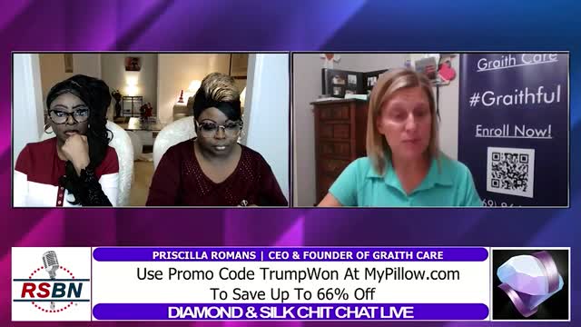 Diamond & Silk Joined By Priscilla Romans 6/6/22