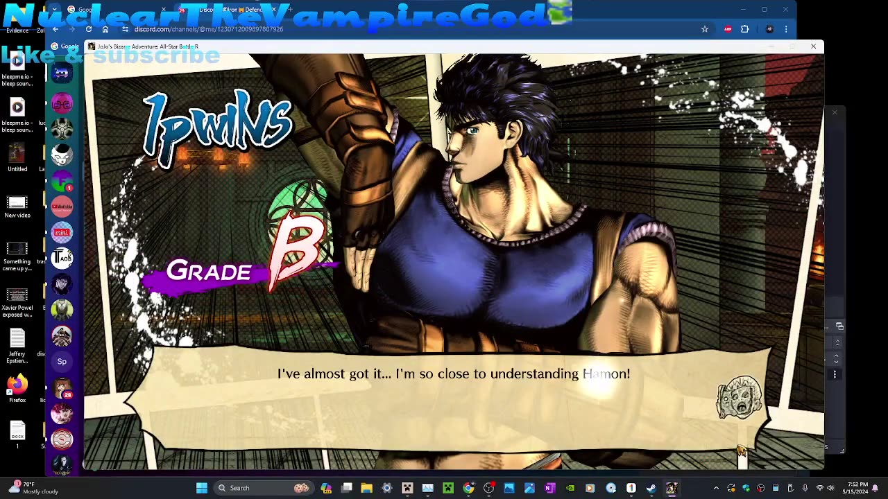 Jojo all star battle first play