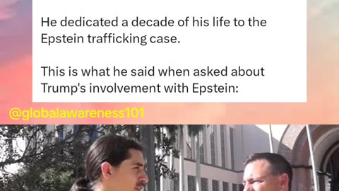 Attorney that represented 70 Epstein victims Said Trump helped him