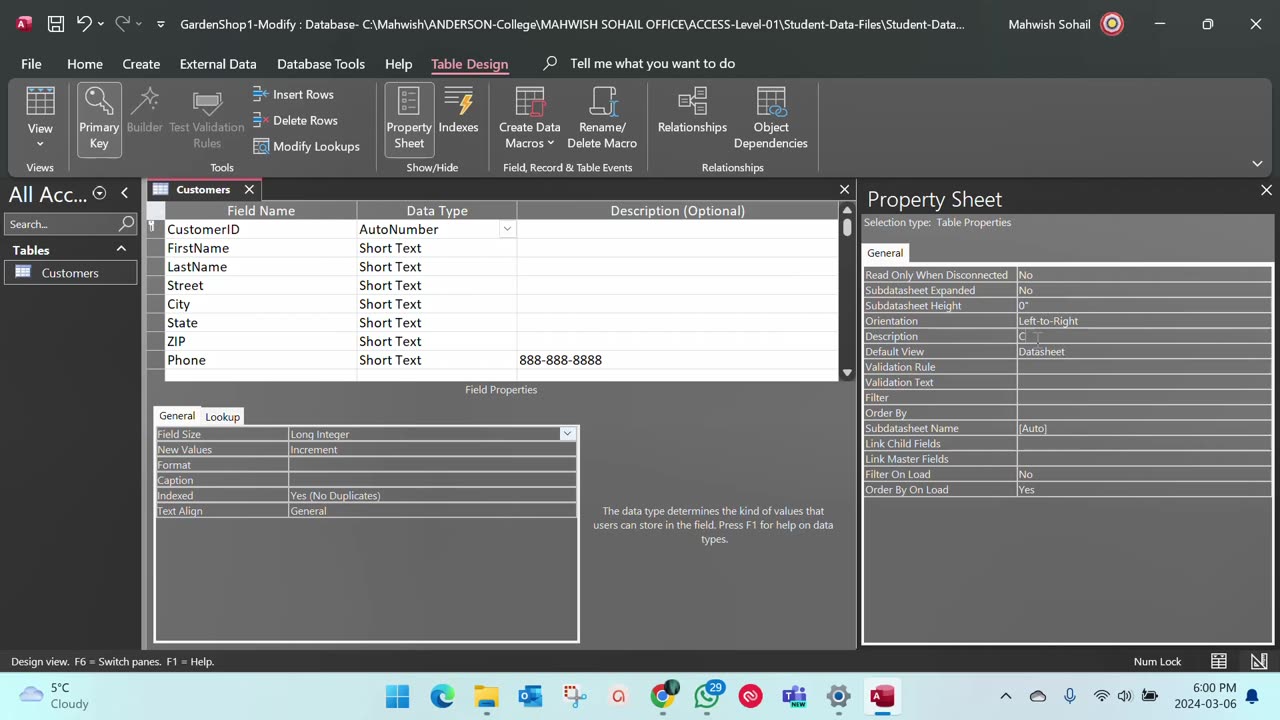 Access | Chapter 02 | Assessment 02
