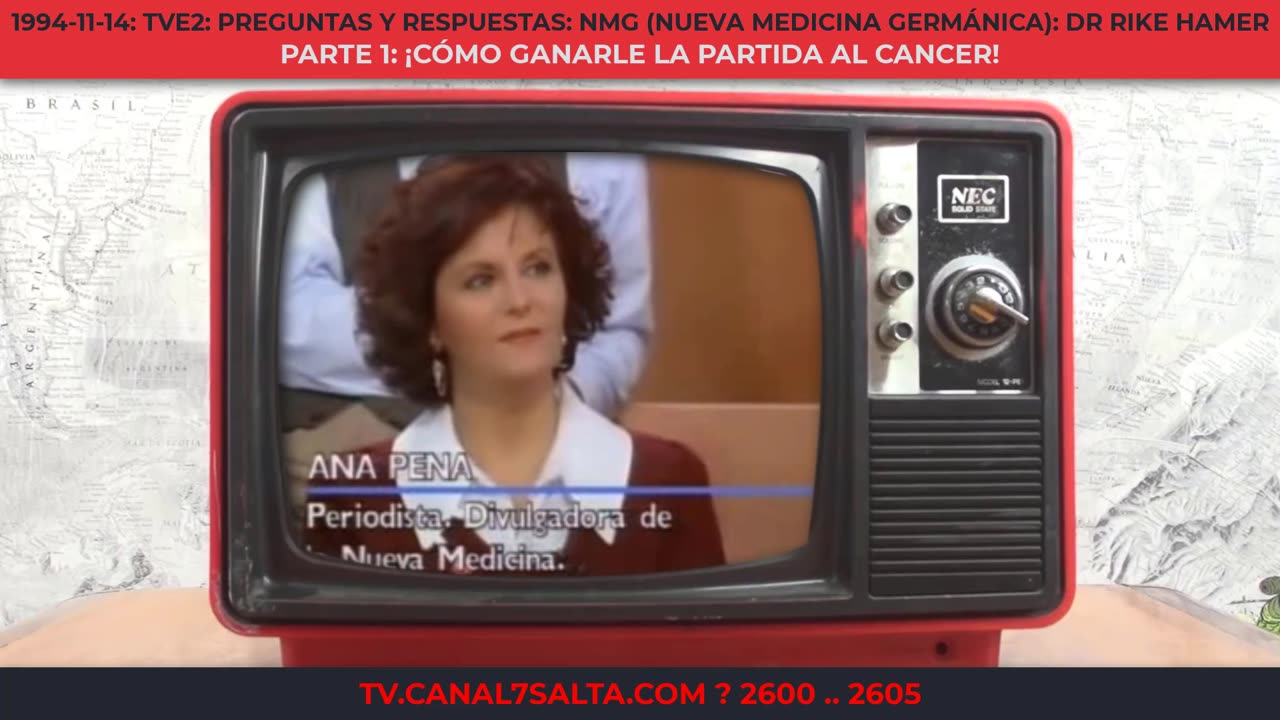 1994-11-14: ESPAÑA: TVE2: PARTE 01: ENTREVISTA AL DR RIKE HAMER: NMG (NUEVA MEDICINA GERMÁNICA)