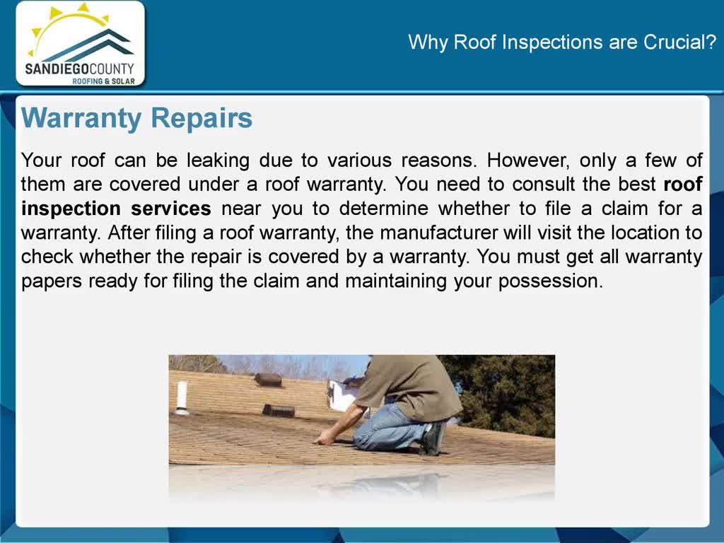 Why Roof Inspections are Crucial?