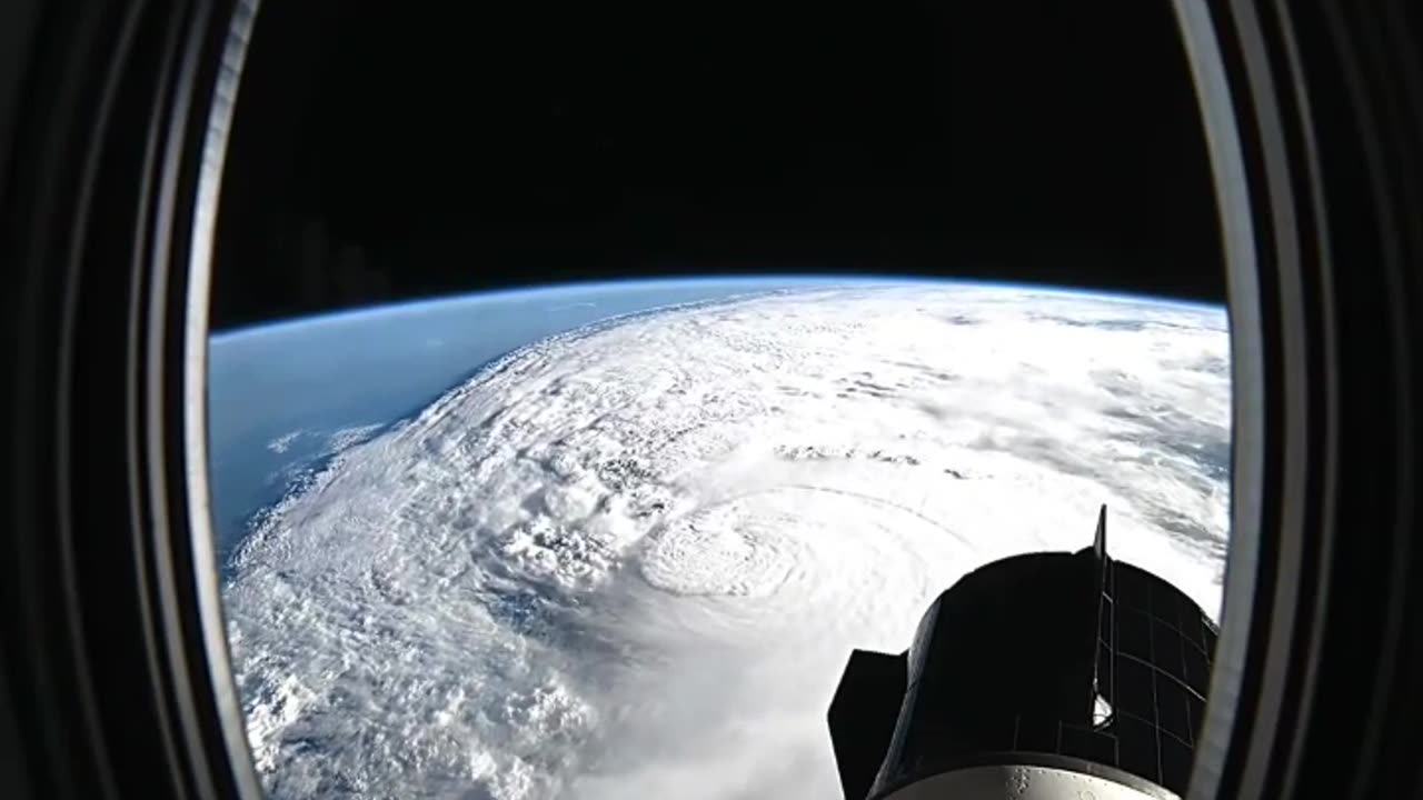 Timelapse flying by Hurricane Milton today about 2 hours ago.