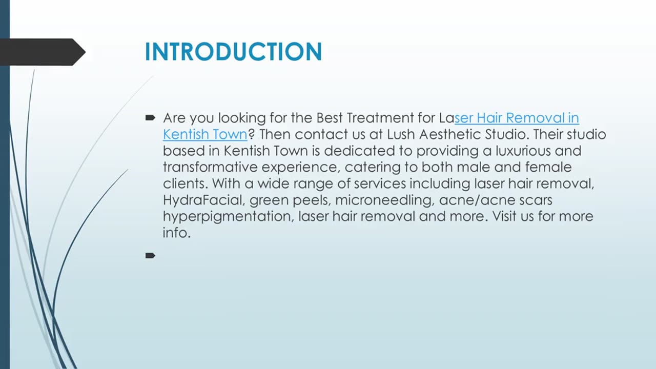 Best Laser Hair Removal in Kentish Town.