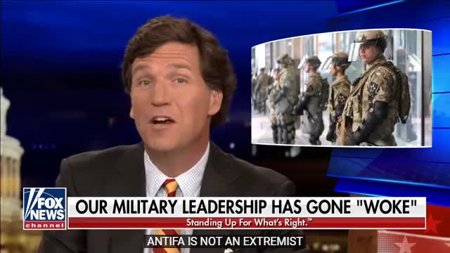 Tucker Carlson discusses the Woke Military