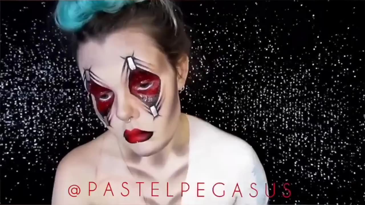 Unglaubliche Make-up-Künstler für Halloween