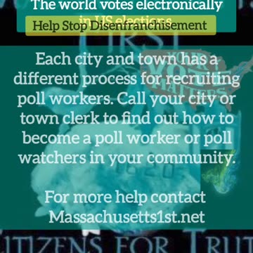 All Registered Voted Needed to be Poll Workers!