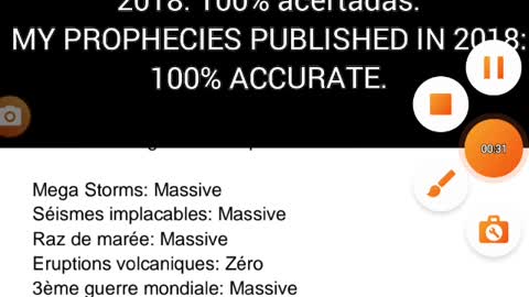 Mis MINHAS profecias: 100% acertadas. PROPHECIES: 100% ACCURATE