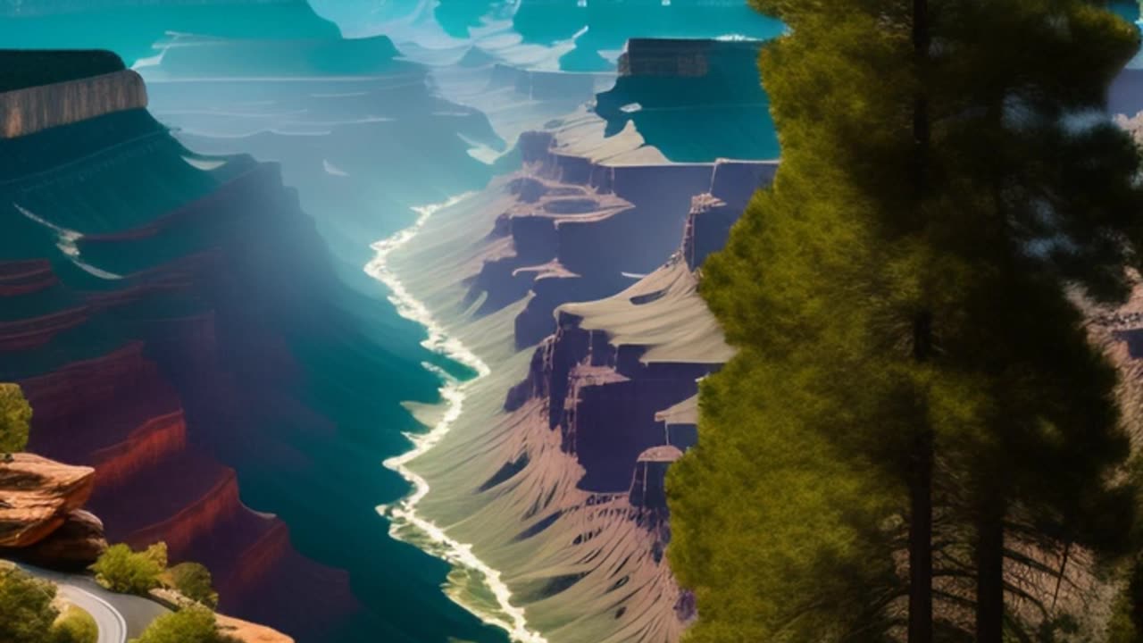 Grand Canyon AI ART Story #grandcanyon #aiart #ai #story