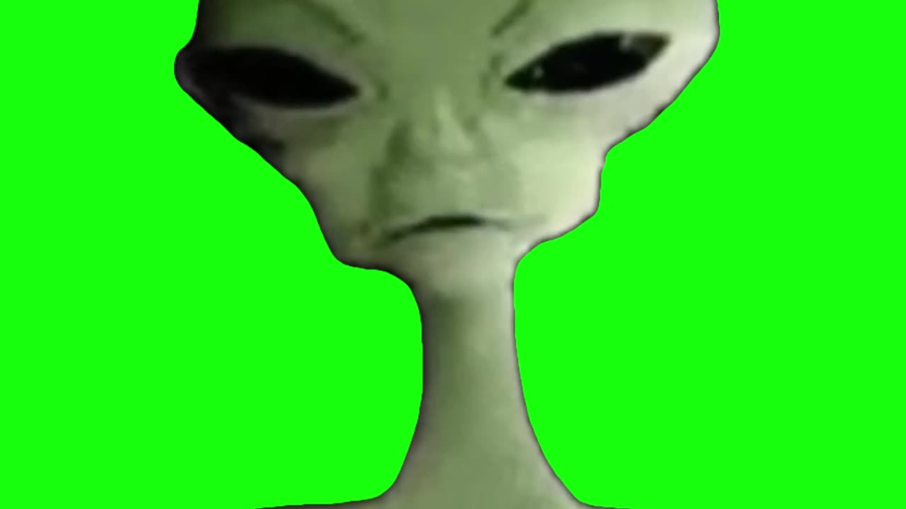 Talking Alien Meme | Green Screen