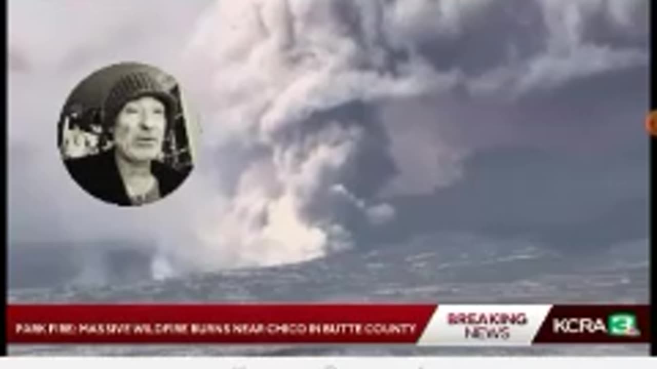 COMMIFORNIA'S PARK FIRE IS STATE'S LARGEST ON RECORD & OVER HALF THE SIZE OF RHODE ISLAND