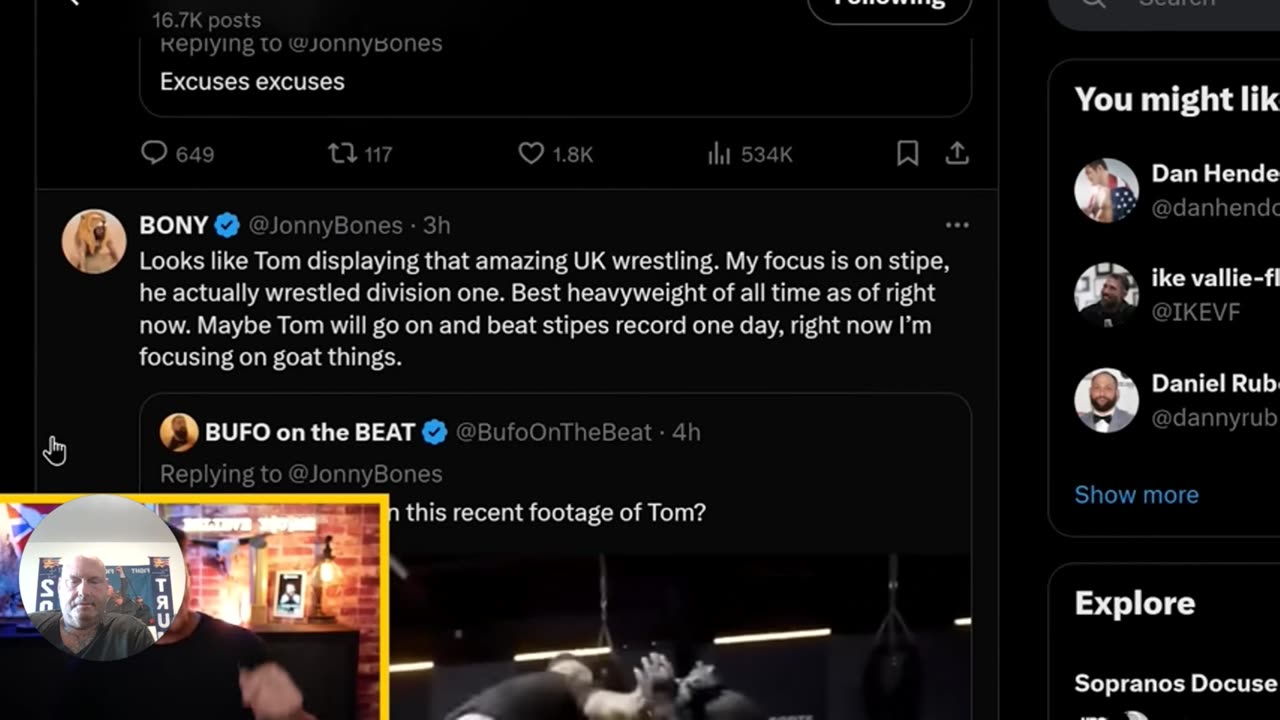 bisbing reacts to asprinall and jon jones