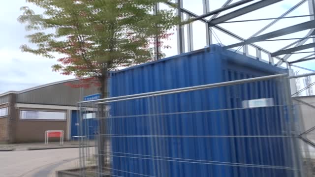 Bouw schiet nu op in Spaanse Polder, de wanden zijn er ook al, al gauw een echt gebouw?