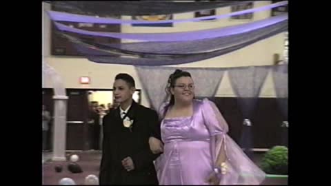 2000-01 WPHS Vids 138 Prom 104 Grand March Couple 77 by Glenn Strader