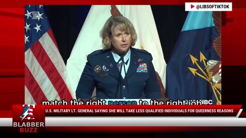 U.S. Military Lt. General Saying She Will Take Less Qualified Individuals For Queerness Reasons