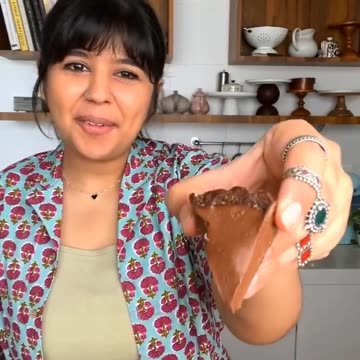 Healthy No-bake Chocolate Tart