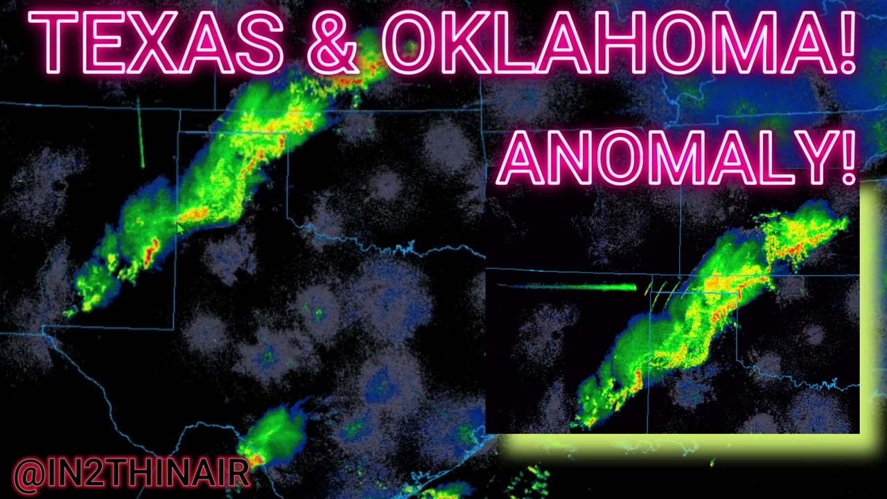 🤯*WEATHER MODIFICATION* Caught Over TEXAS & OKLAHOMA!