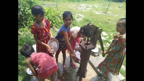 Meeting School Children in Bangladesh