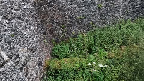 Abandoned ruins of an old settlement