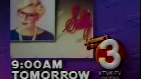 August 11, 1986 - KTVK Promo for Sally Jessy Raphael