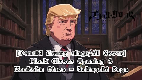 [Donald Trump sings/AI Cover] Black Clover Opening 6 Kankaku Piero - Rakugaki Page