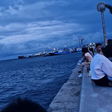 Evening view from Paseo del Mar, Zamboanga City