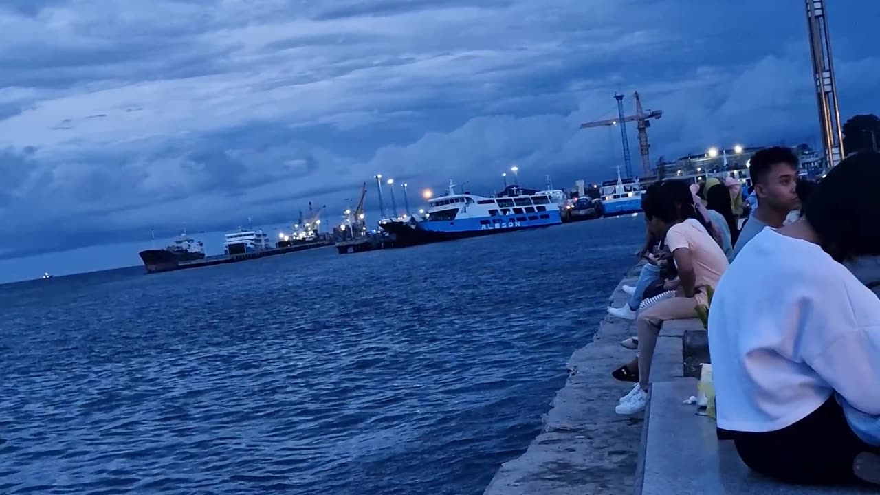 Evening view from Paseo del Mar, Zamboanga City