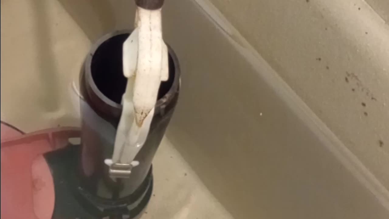 Mysteriously draining water from toilet tank. Why?