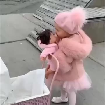 Adorable Baby playing
