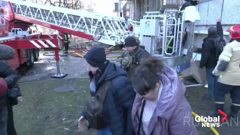 Russia-Ukraine conflict: At least 2 killed in Kyiv residential building struck by Russian artillery