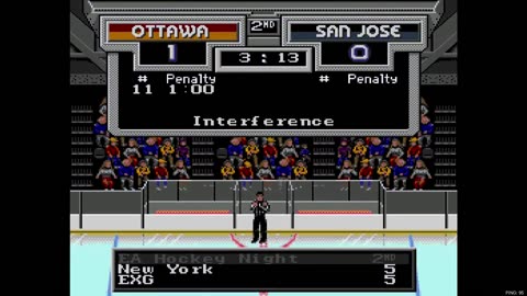 NHL '94 Franchise Mode 1989 Regular Season G36 - OK Boehmer (OTT) at Len the Lengend (SJ)