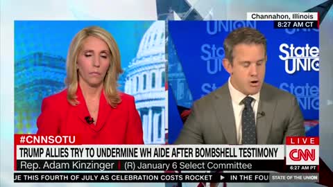 "Kinzinger: CNN Did a Good Job Reporting on How Other Secret Service Sources