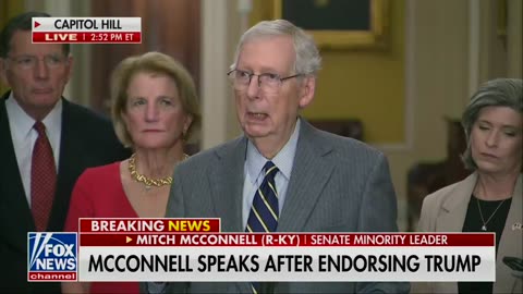 McConnell asked How do you endorse Trump you called him practically responsible for January 6th